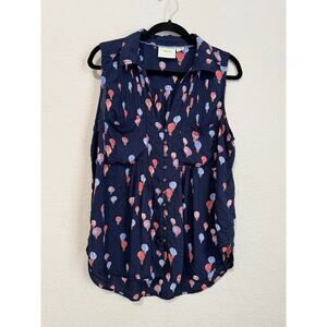 Maeve by Anthropologie Hot Air Balloon Sleeveless Blouse – Size Large